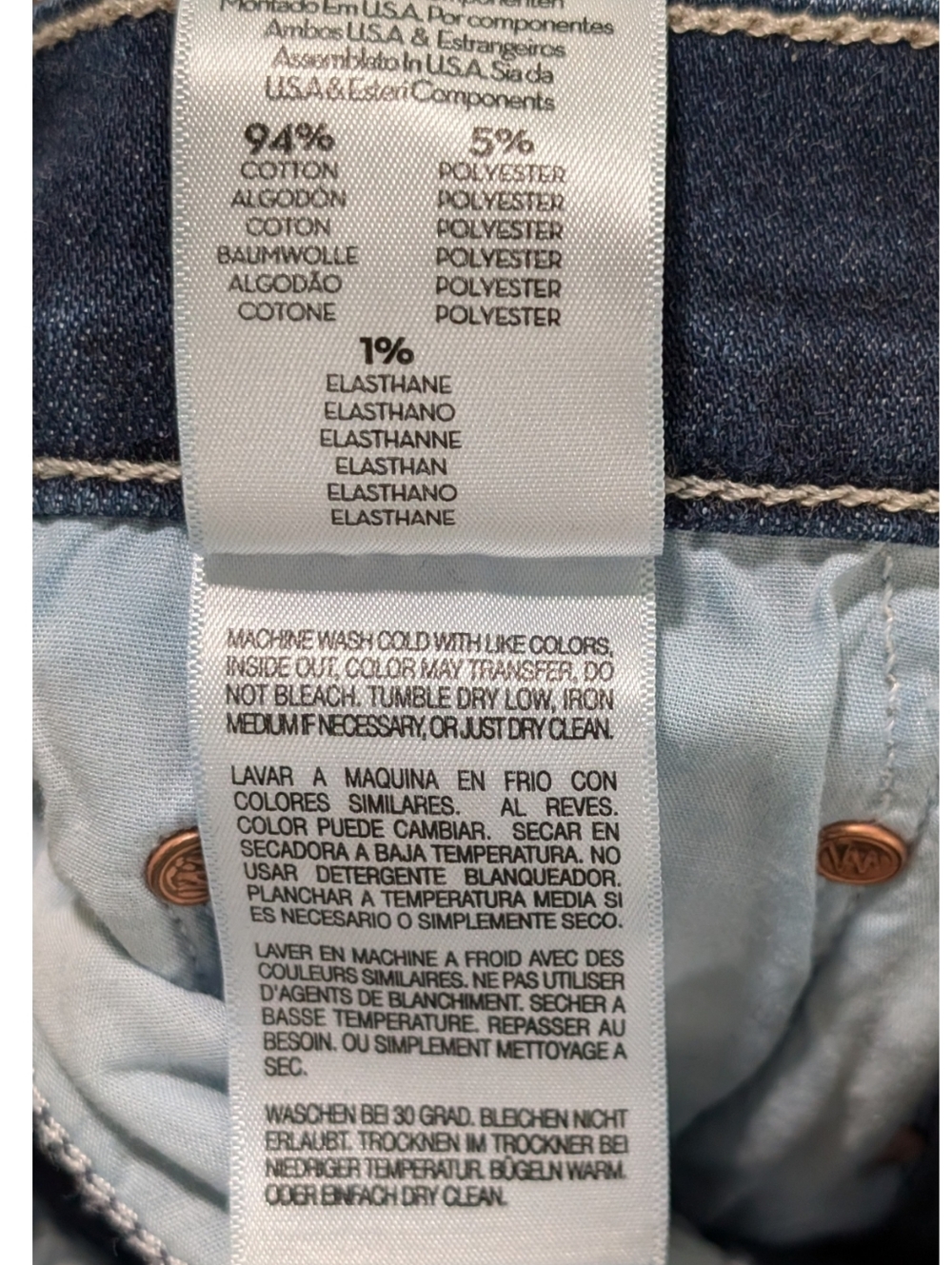 MOTHER The Insider Crop Step Fray Jeans - Off Limits Size 26 - Picture 9 of 10
